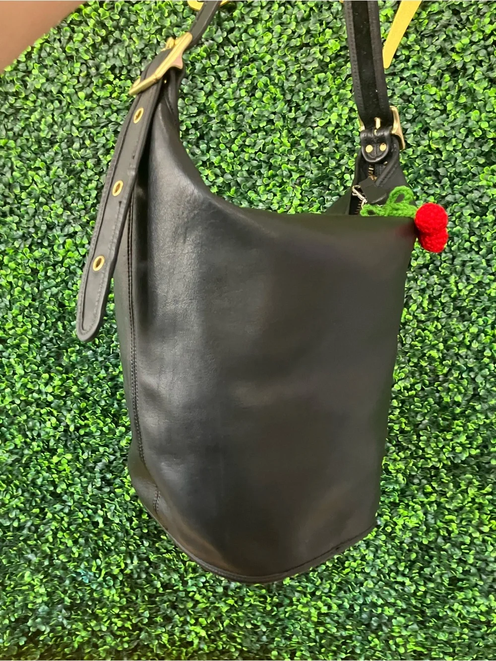 Black Coach 9085 XL Duffle shoulder Bag